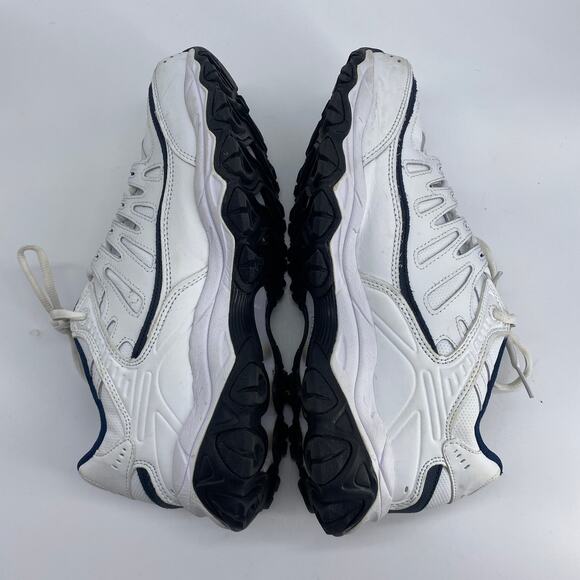 Men's 9 SKECHERS After Burn Memory Fit Reprint White Missing Insoles  50127EWW - Picture 8 of 12